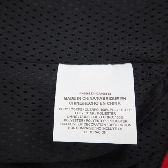 Nike Air Jordan Retro 1 Woven Jacket Black Red Men Basketball - Picture 7 of 11